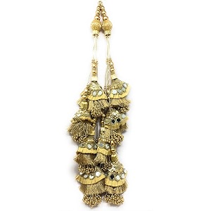set of 2 latkan yellow colour 30 cm long 15145