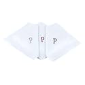 Initial Handkerchief for Men, Monogrammed Boxed 3 Piece Set,100% Cotton