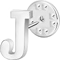 Initial Lapel Pin for Men Women, Brooch Pins for Men Suits, Metal Button Pins in 18K Gold and Silver Tone.