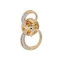 Initial Letter Brooch Pin Small Lapel Pin Tie Tack Name Personalized Gifts for Women Men Gold A-Z