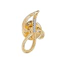 Initial Letter Brooch Pin Small Lapel Pin Tie Tack Name Personalized Gifts for Women Men Gold A-Z