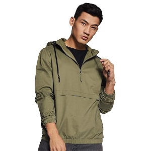 INKAST Men Cotton Pullover Jacket