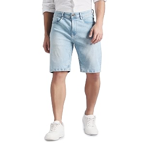 INKD Mens Denim Shorts for Men -