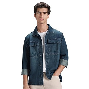 INKD Mens Full Sleeve Shacket - 100