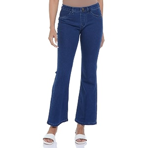 INKD Womens Flared Bootcut Pullon Jeans -