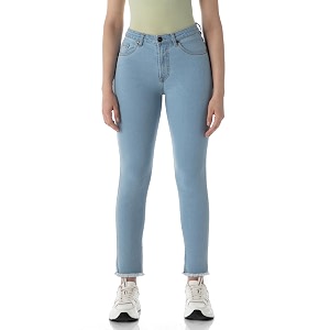 INKD Womens Slim Fit Jeans - Mid-Rise