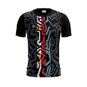 Inkholic Men39s Round Collar Football Jersey Multicolored