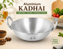 inKitch Aluminium Kadhai for Cooking Multipurpose
