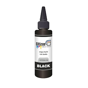 inkjet refill ink for use all inkjet deskjet officejet printers and cartridges  compatible for hp priner cartridges amp canon printer cartridges  100ml each bottle black