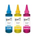 Inkjet Refill Ink for use All Inkjet, Deskjet, Officejet Printers and Cartridges | Compatible for HP Priner Cartridges &amp; Canon Printer Cartridges | 100ml Each Bottle (3 Color Set)