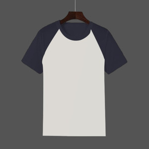 inkkr men colorblock round neck cotton blend multicolor t-shirt