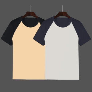 inkkr colorblock men round neck multicolor t-shirt