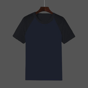 inkkr men colorblock round neck cotton blend multicolor t-shirt