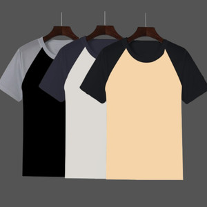 inkkr colorblock men round neck multicolor t-shirt