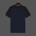 INKKR Men Colorblock Round Neck Cotton Blend Multicolor T-Shirt