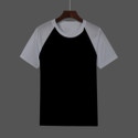 INKKR Men Colorblock Round Neck Cotton Blend Multicolor T-Shirt