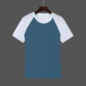 INKKR Men Colorblock Round Neck Cotton Blend Multicolor T-Shirt