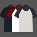 INKKR Colorblock Men Round Neck Multicolor T-Shirt