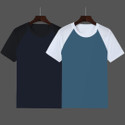 INKKR Colorblock Men Round Neck Multicolor T-Shirt
