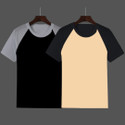 INKKR Colorblock Men Round Neck Multicolor T-Shirt