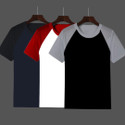 INKKR Colorblock Men Round Neck Multicolor T-Shirt