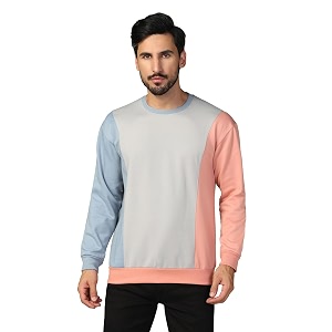 INKKR Mens Full Sleeve Solid Sweatshirt 280