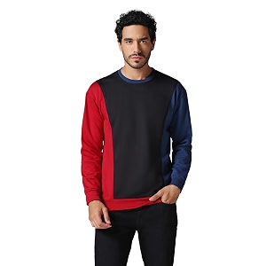 INKKR Mens Full Sleeve Solid Sweatshirt 280