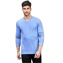 INKKR Men39s Solid Plain V-Neck T-Shirt