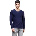 INKKR Men39s Solid Plain V-Neck T-Shirt