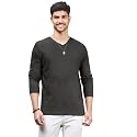 INKKR Men39s Solid Plain V-Neck T-Shirt