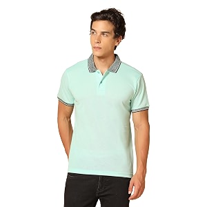 INKKR Mens Solid Regular Fit T-Shirt