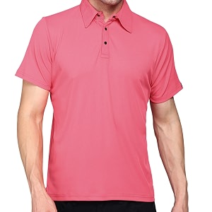 INKKR Men Soild Polo Neck Texture T-Shirt
