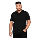 INKKR Plus Size Solid Men39s Polo Neck