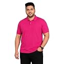 INKKR Plus Size Solid Men39s Polo Neck