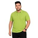 INKKR Plus Size Solid Men39s Polo Neck