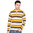 INKKR Polo Neck Full Sleeve Striped Men39s