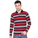INKKR Polo Neck Full Sleeve Striped Men39s
