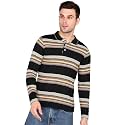 INKKR Polo Neck Full Sleeve Striped Men39s
