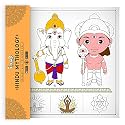 Inkmeo | Hindu Mythology Colouring Roll | AR Enabled | Interactive Educational Learning Chart | for Kids | Ages 2+ | Return Gift | Size (12 X 84 Inches) | Discover Divine Songs and Stories
