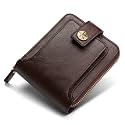 INKMILAN Men39s Short Purse Retro Horizontal Zipper