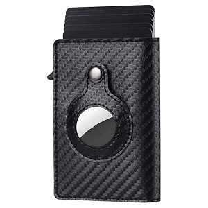 INKMILAN Mens Slim Airtag Pop-Up Wallet Version