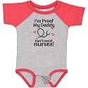 inktastic Nurse Mommy Daddy Can't Resist Nurses Baby Bodysuit