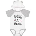 inktastic Nurse Mommy Daddy Can't Resist Nurses Baby Bodysuit