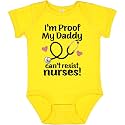 inktastic Nurse Mommy Daddy Can't Resist Nurses Baby Bodysuit