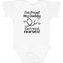 inktastic Nurse Mommy Daddy Can't Resist Nurses Baby Bodysuit