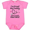inktastic Nurse Mommy Daddy Can't Resist Nurses Baby Bodysuit