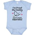inktastic Nurse Mommy Daddy Can't Resist Nurses Baby Bodysuit