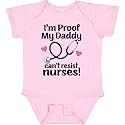 inktastic Nurse Mommy Daddy Can't Resist Nurses Baby Bodysuit