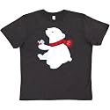 inktastic Polar Bear, Cute Bear, Bear with Scarf, Bird Youth T-Shirt