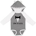 inktastic Ringbearer Mock Tux Wedding Tuxedo Long Sleeve Creeper